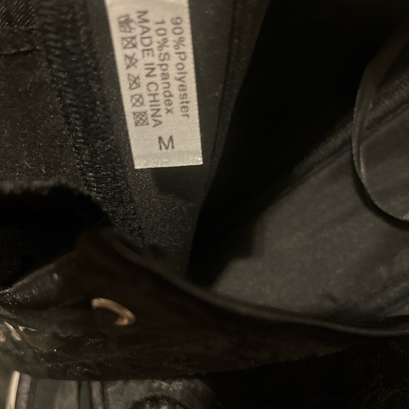 & Other Stories Black Lace-Up Corset - Picture 3 of 6